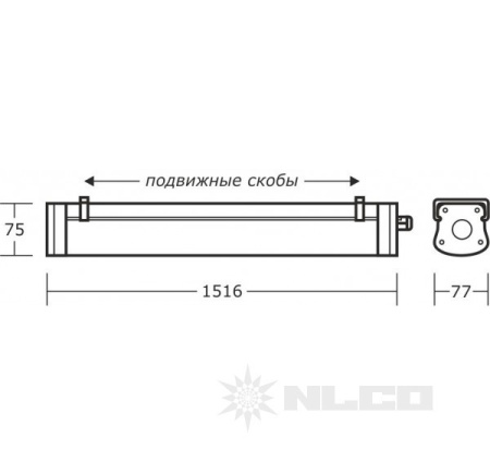 Светильник NLCO THM30-25 LINE